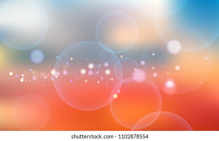 Delicate, pastel blurred background bokeh