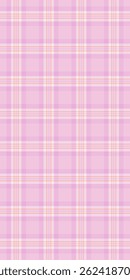 Delicate pastel pink plaid pattern.  Perfect for backgrounds, textiles, or website design.  Subtle texture adds visual interest and a touch of femininity.