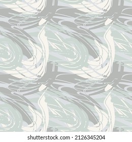 Delicate pastel print. Universal Abstract Pattern of Small Pieces of Pleasant Light Green and Gray Shades.