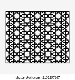 Delicate pattern in Islamic style. vector background