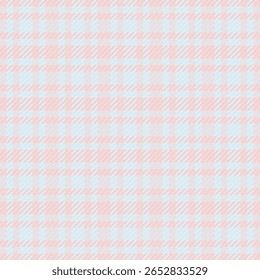 Delicate pink and light blue glen plaid pattern.  Perfect for textile designs, websites, or branding projects needing a soft, feminine touch.