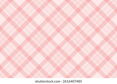 Delicate pink plaid pattern, perfect for backgrounds, textiles, and feminine designs.  Subtle texture adds visual interest.