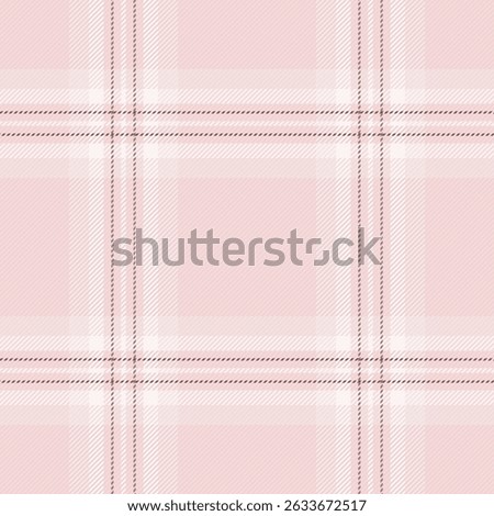 Delicate pink and white plaid pattern.  Perfect for textile design, fashion, websites, or branding projects.  Subtle texture and soft color palette evoke feelings of femininity and tranquility.