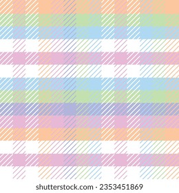 A delicate plaid. Pink. Seamless tartan pattern. Barbecue cage.Suitable for fashion textiles and graphics, packaging, Madras palette.