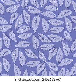 Delicate plant texture. Cute leaves pattern for wrapping, textile, wallpaper, paper.