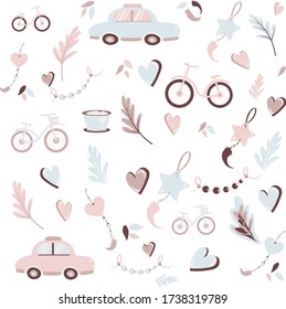 
delicate print for printing on postcards, fabrics, paper products