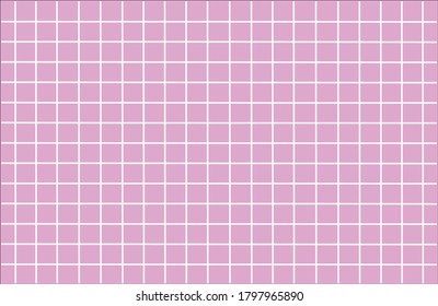 delicate print in a white square on a pink background