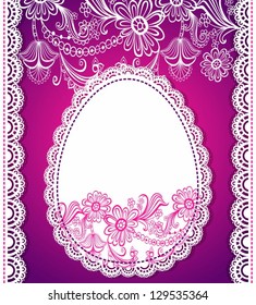 Delicate, purple background for Easter