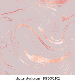 Delicate rose marble. Texture of marble with imitation of rose gold for the design of surfaces, invitations, business cards, wrapping paper