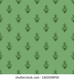 delicate seamless floral pattern for design. perfect for textile, clothing, print. quilt, card, etc. 
