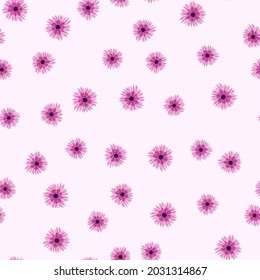 Delicate Seamless floral pattern using colorful garden flowers for print, textile, fabric, Wedding, birthday, Greeting card, web background .Beautiful trendy illustration for design and decoration
