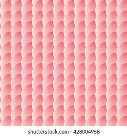 Delicate seamless pattern with translucent circles. Shades of red. Bright light pattern