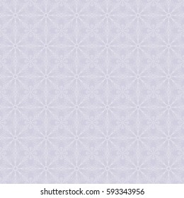 Delicate seamless pattern. Vector background texture. Stylized white flowers.