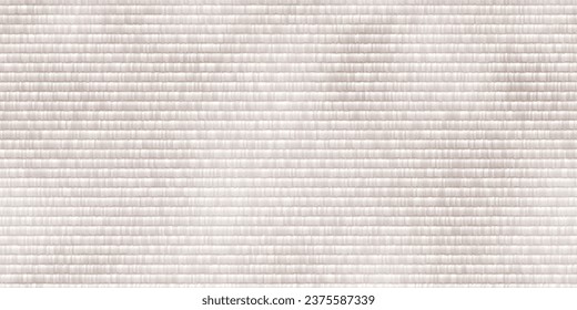 Delicate seamless white corduroy. Background with soft velor texture. Ribbed pattern with horizontal stripes. Vector illustration