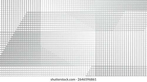 Delicate Silver Gradient Mesh: Abstract Digital Art with Precise Geometric Lines and Subtle Shading Creates a Modern and Minimalist Composition, Decorative Grid Pattern