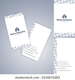 Delicate and simple corporate business card