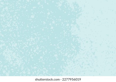 Delicate Smooth Pastel Blue Painted Background. No Text. Brush Stains and Spots on a Blue Layout. Abstract Print ideal for Layout, Cover, Blank. Blue Grunge Surface. Simple Abstract Background.