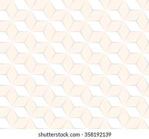Delicate soft seamless pattern. Cubes toy background.