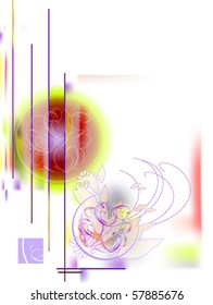 Delicate, transparent background
