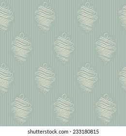 Delicate veil-like pattern. Vintage wallpaper.