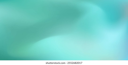 Delicado vetor calmo vibrante ondulado azul-petróleo verde e azul turquesa malha líquida fundo gradiente. Abstrato fluido tranquilo digital aquarela impressão para design de banner, conceito de água estética