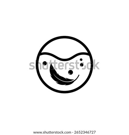 delicate wash icon or delicate wash label vector isolated. Best delicate icon for apps, websites, or about washing machine product design.