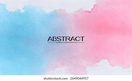 Delicate watercolor blend background design.