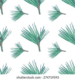  Delicate wedding pattern. Line art. Just nice coniferous patterns. Pencil style.