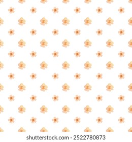 Delicadamente! Design floral com flores e folhas em aquarela óptica.