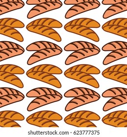 delicios fresh bread food background icon