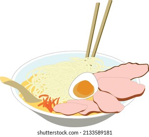 delicios ramen noodles vector image graphic 