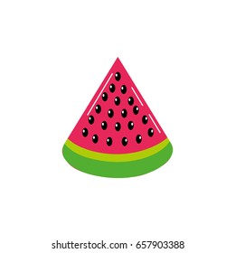 delicios slice watermelon fruit food