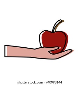 Delicious apple fruit