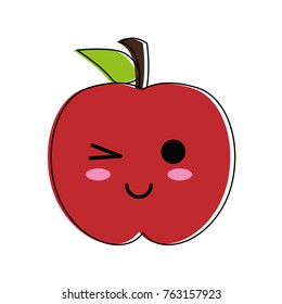 Delicious apple fruit