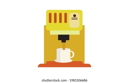 Delicious aromatic coffee in the morning.