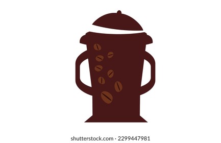 Delicious aromatic coffee in the morning.