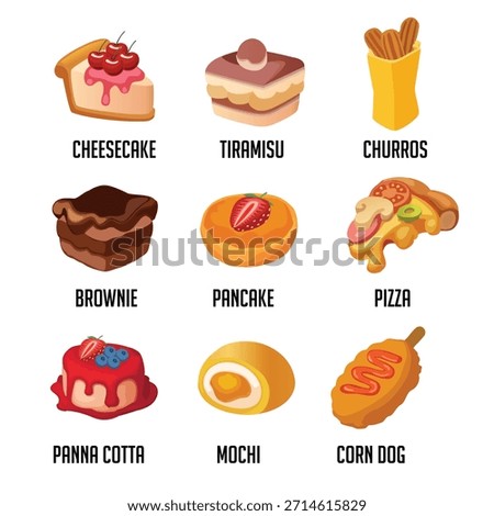 Delicious Assortment of Desserts and Snacks Collection