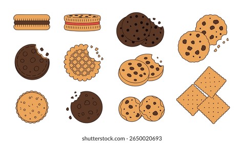 A delicious assortment of sweet baked treats perfect for snacks or desserts enjoyable by everyone anytime