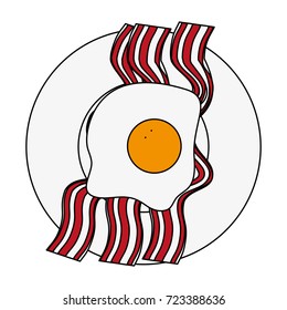 Delicious bacon food