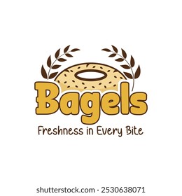 Delicious Bagel Logo Design- Freshness in Every Bite