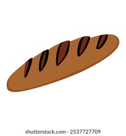 Delicious Baguette Vector Clip Art for Bakery and Food Designs