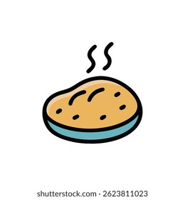 A delicious baked potato design perfect for culinary use and wholesome meals.
