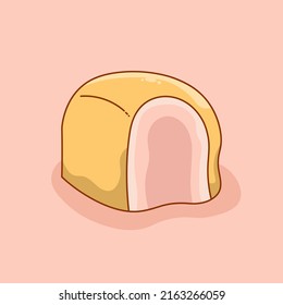 Delicious Bakery Bread Illustration. Vector Cartoon Style