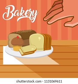 Delicious bakery concept