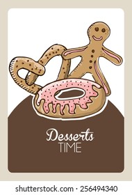 delicious bakery design, vector illustration eps10 graphic 