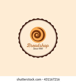 Delicious bakery label