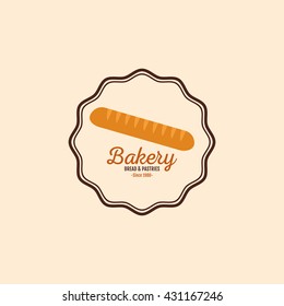 Delicious bakery label