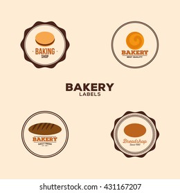 Delicious bakery labels