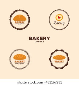 Delicious bakery labels