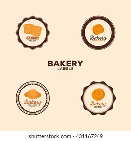 Delicious bakery labels